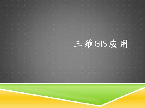 三维GIS的应用