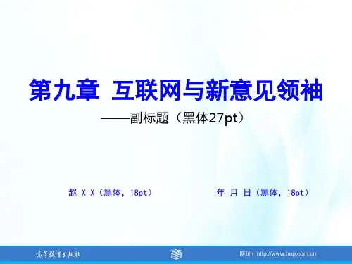 网络与新媒体概论  (8)