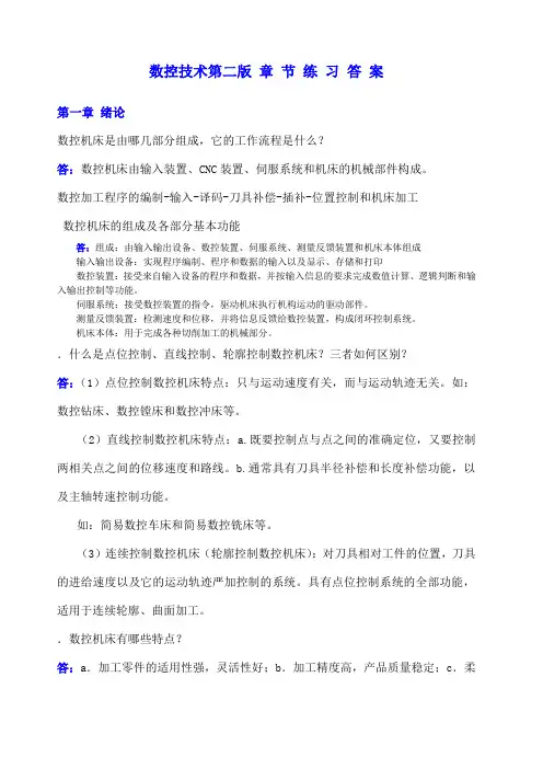 数控技术第二版 课后答案