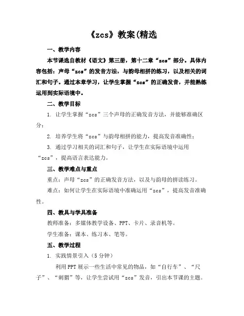《zcs》教案(精选