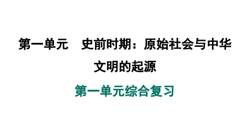 24秋 人教七年级历史上册第一单元综合复习(习题课件)