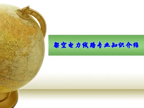 架空电力线路专业知识介绍-PPT精品文档66页