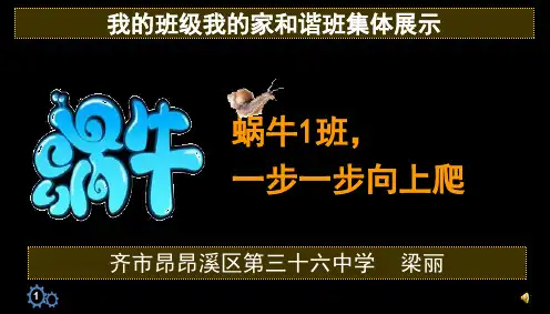 我的班级我的家和谐班集体展示教案资料