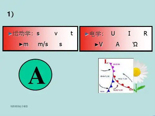 物质微观粒子模型