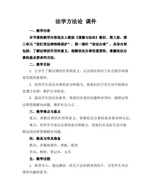 法学方法论课件