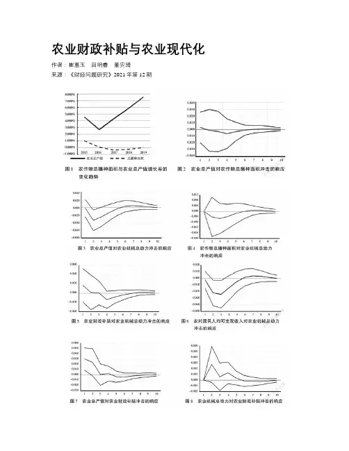 农业财政补贴与农业现代化
