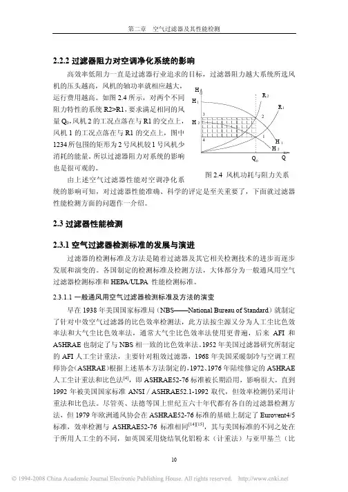 全系列空气过滤器性能检测系统_