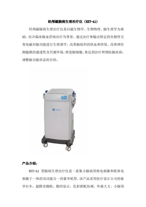 经颅磁脑病生理治疗仪HXY-A1,脑病循环系统治疗仪