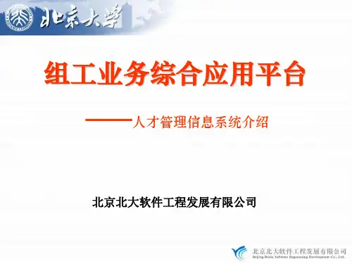 人才管理信息系统