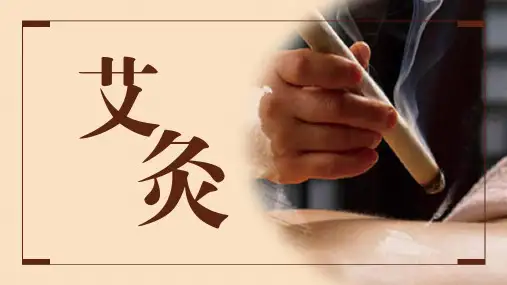 大气简约艾灸知识培训PPT模板