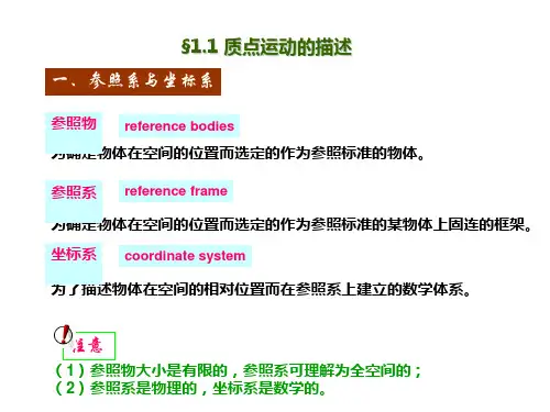 高中物理奥林匹克竞赛专题——-质点运动学(共37张PPT)