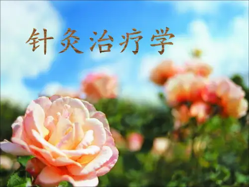 针灸治疗学总论1