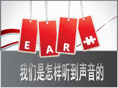 (小学课件)我们是怎样听到声音的课件
