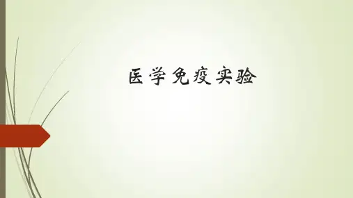 医学免疫实验(T细胞增殖实验、核素法、MTT法)