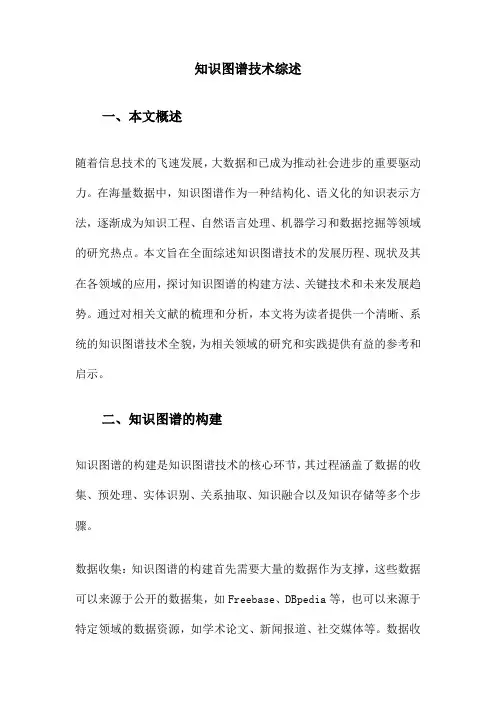知识图谱技术综述