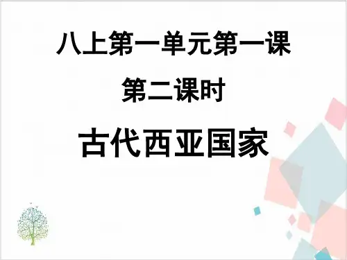 古代西亚国家优质课件+课件-公开课反思-ppt下载