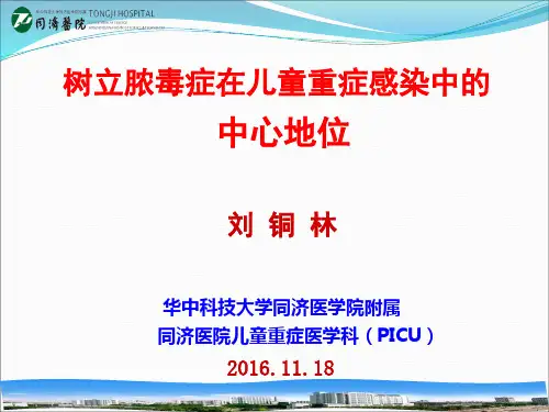 树立脓毒症在儿童重症感染中的中心地位(同济医院刘铜林教授)