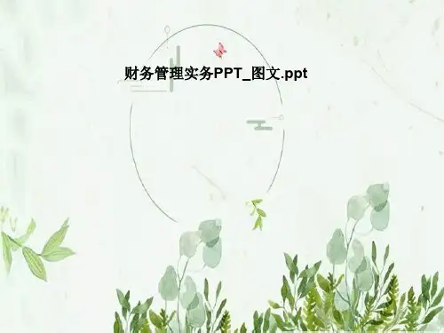 财务管理实务PPT_图文