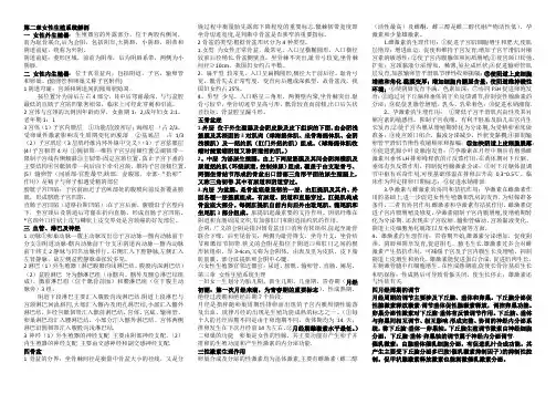 妇产科考试重点总结
