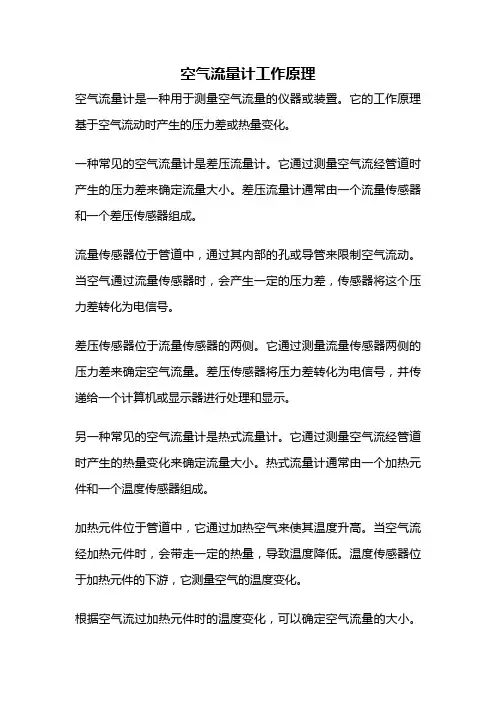空气流量计工作原理