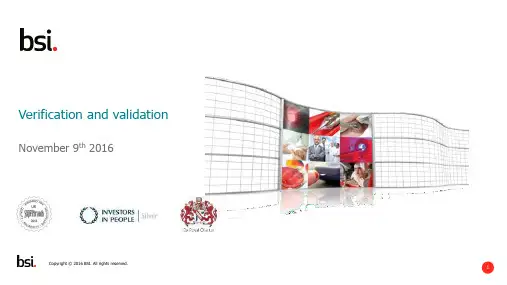 Verification and validation说明书
