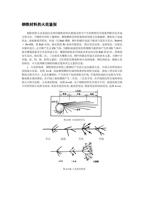 钢材料的火花鉴别详解