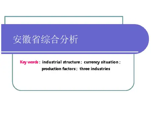 安徽省综合分析