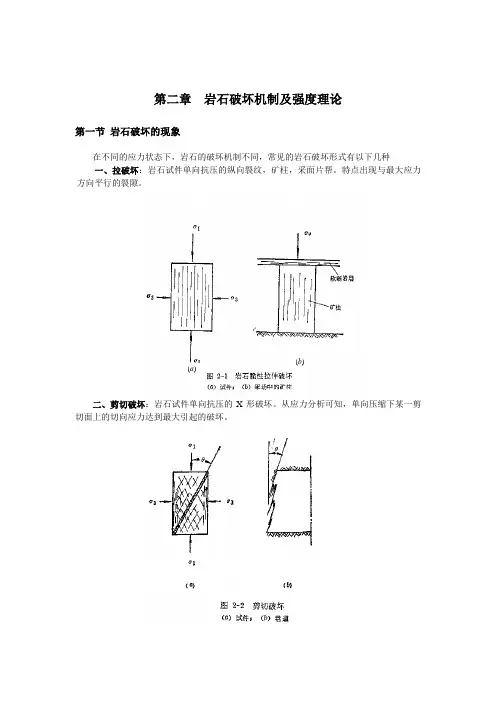东北大学岩石力学讲义第二章岩石破坏机制及强度理论.