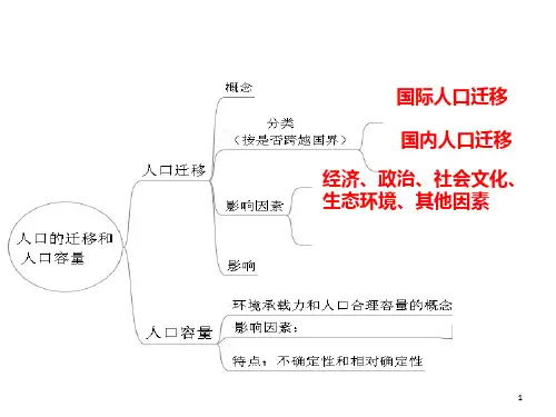 高三地理一轮复习总结精品人口迁移PPT课件