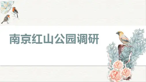 南京红山公园调研