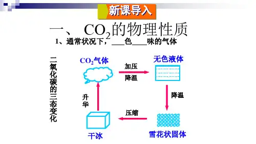 第1课时二氧化碳的性质18张课件