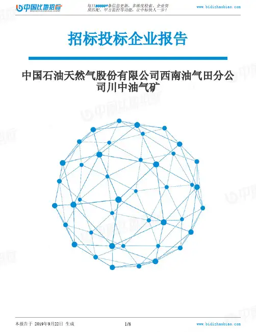 中国石油天然气股份有限公司西南油气田分公司川中油气矿_招标190922