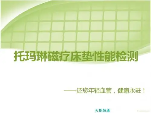 托玛琳磁疗床垫性能检测..