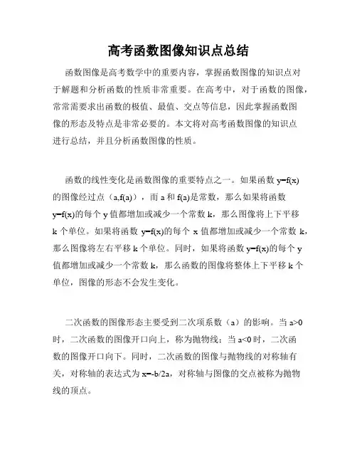 高考函数图像知识点总结