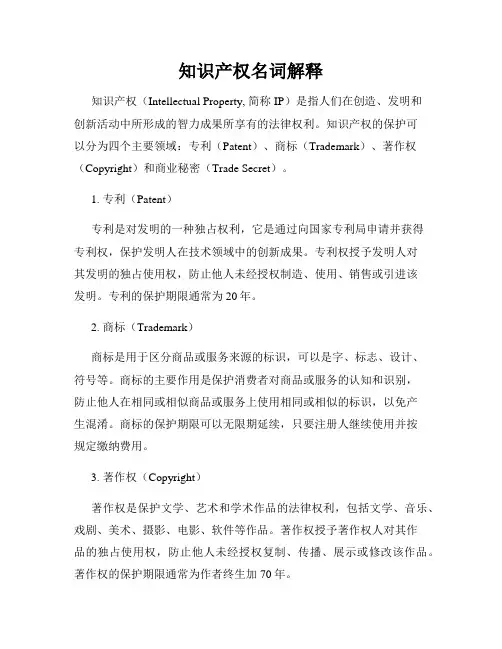 知识产权名词解释