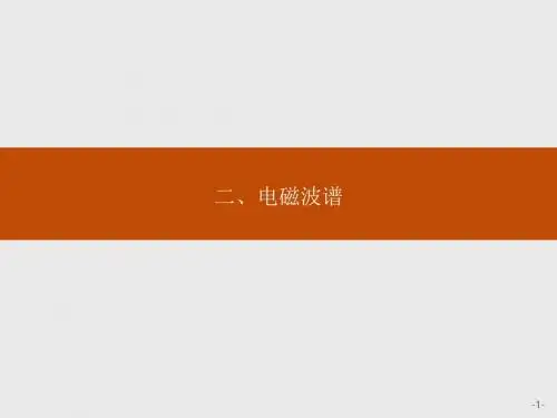 高中物理人教版选修1-1课件：4.2 电磁波谱