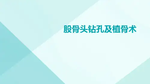 (医学课件)股骨头钻孔及植骨术
