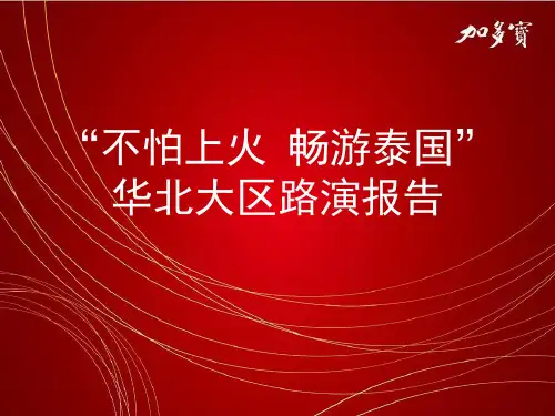畅游泰国总结报告-华北-路演