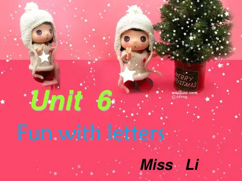 剑桥少儿英语预备级A unit 课件