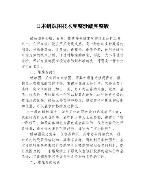 日本蜡烛图技术完整珍藏完整版