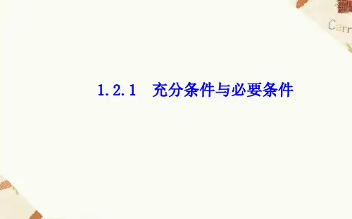 1.2.1充分条件与必要条件课件人教新课标3