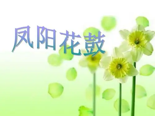 《凤阳花鼓》PPT实用课件2