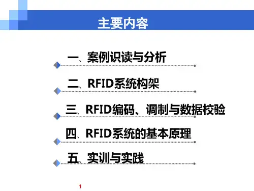 RFID系统的构成及工作原理技术材料
