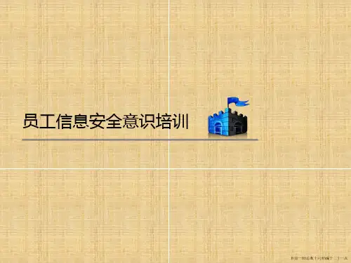 新员工信息安全意识培训