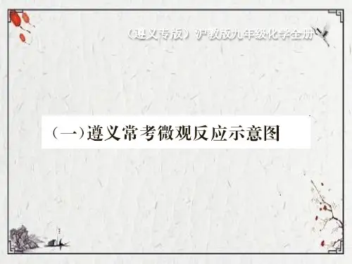 楚雄市X中学九年级化学全册一常考微观反应示意图课件沪教版