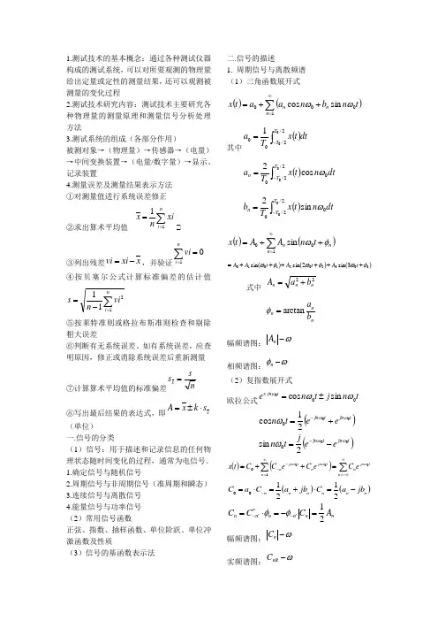 测试技术基础
