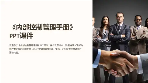 《内部控制管理手册》课件