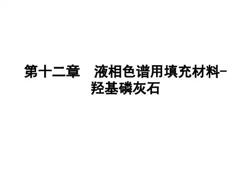生物工程下游技术第十第十三章+液相色谱用填充材