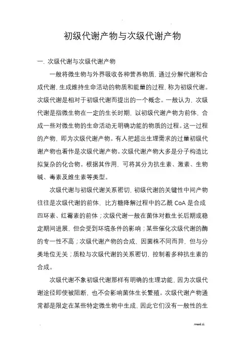 真菌代谢产物