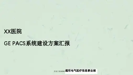 实施方案GEPACS系统建设方案汇报ppt课件